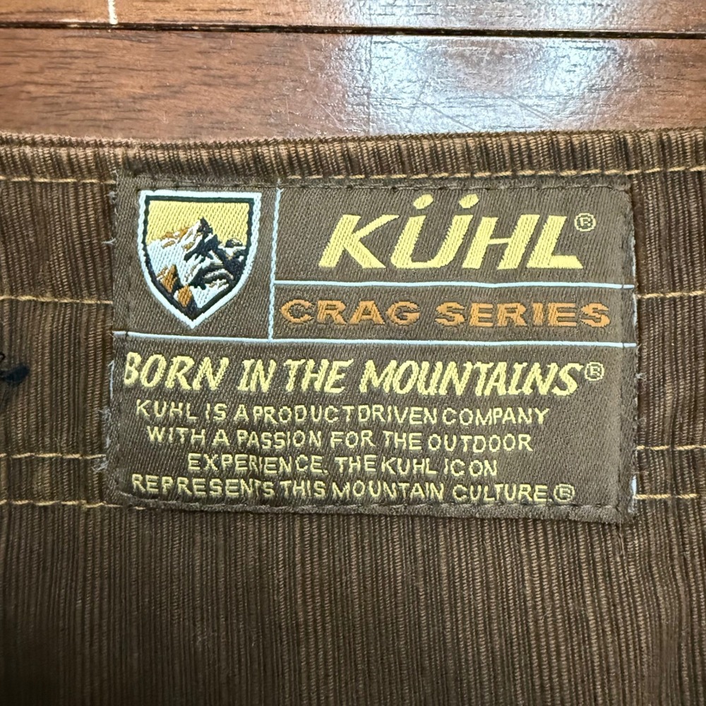Kuhl Crag Series Pants Mens 36x30 Brown Textured  Cotton Outdoor Hiking Climbing - Picture 8 of 15